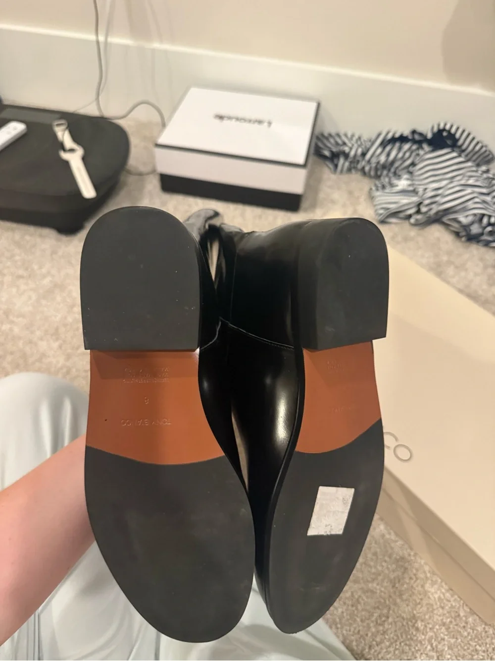 Tony Bianco Hi Gloss Grange Riding Boots